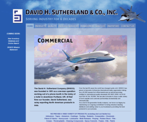 sutherland-pdx.com: David H. Sutherland, Co., Inc.
David H. Sutherland & Co., Inc. - An ANAB Accredited Aerospace Supplier Serving the Manufacturing Industry for Six Decades