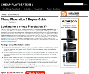 cheapplaystation3console.org: Cheap Playstation 3 - The Best Cheap Playstation 3 Deals
Do not waste money buying retail - get a cheap Playstation 3 here. Find your cheap playstation 3 used & new right here!