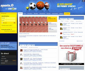 footforbet.com: Paris sportifs et pronostics gratuits avec SPORT4FUN
Sport4fun : Paris et pronostics sportifs gratuits (football, rugby, tennis, basket, F1, athlétisme, volleyball) lots et cadeaux à gagner (livres, abonnement, tee-shirt, high-tech, dvd, consoles, jeux vidéo, psp, webcam, tombola)