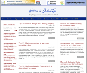 outlook-tips.net: Welcome to Outlook Daily Tips
Outlook Tips