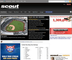 scoutlist.com: Scout.com - College and High School Football, Basketball, Recruiting, NFL, and MLB Front Page
The Scout.com Network covers college, NFL, MLB, high school, recruiting, and much more