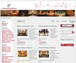 viennaticketonline.com: Vienna ticket - Vienna Concerts Events Vienna Opera Vienna Wien Konzerte Wien Oper Ticket Online
Ticket sales for concerts, opera and theatre in Vienna