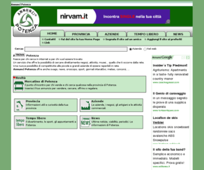 annuncipotenza.com: Annunci Potenza
Annunci Potenza propone una ricerca delle aziende di Potenza e informazioni utili sulla provincia