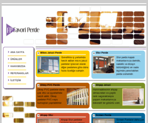 favoriperde.com: Favori Perde Stor Perde, Ahşap Jaluzi, Ahşap Stop, Mikro Jaluzi, Screen Perde, Dikey Perde sistemleri
