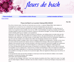 fleurs-de-bach-biosante.com: remèdes fleurs du docteur bach - Fleurs de Bach
consultations remèdes fleurs de bach la louviere hainaut
