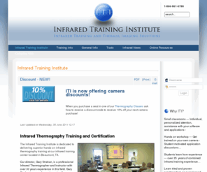 infratrain.org: Infrared Training Institute
1-409-861-0788 Infrared Training Institute offers infrared thermography training for Level I, II, and III thermography classes.  We have trained 1000s of fortune 500 employees in thermal imaging.