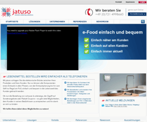 jatuso.de: jatuso | Startseite
Lebensmittel bestellen wird einfacher als telefonieren