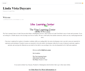 lindavistadaycare.com: Linda Vista Daycare — Daycare in Linda Vista
Daycare in Linda Vista