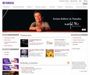 yamaha.com.mx: Home - Yamaha - México
La página oficial de Yamaha Corporation., Productos, Educación Musical, Artistas, Noticias y eventos, Servicios, Soporte, Distribuidores, Acerca de Yamaha