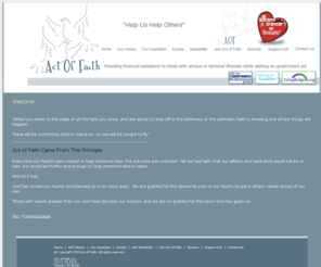 actoffaithorg.com: Act of Faith - Help Us Help Others
