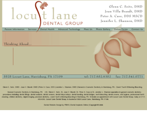 locustlanedentalgroup.com: Cosmetic Dentistry | Harrisburg, PA | Locust Lane Dental Group
Locust Lane Dental Group  General & Cosmetic Dentistry services, fillings, bonding, bridges, zoom whitening teeth bleaching in Harrisburg, PA.