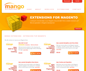 mangoextensions.com: Magento Extensions
Mango Extensions , web design, magento modules, magento integration