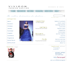 vividonfashion.com: VIVIDON Fashion Auction - Clothing up to 75% off Retail.
VIVIDON Fashion Auction Bid on Designer Clothing and High End Fashion