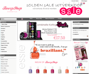 boozyshop.nl: Boozyshop - NYX Cosmetics, Milani, Konad Nail-art, Sugarpill, Arissa, Diamond Cosmetics, Essie, Sigma, Wet 'n Wild, Yes to Carrots, Cheeky Monkey Cosmetics, Misa, Hello Kitty, Beautyblender, Sigma
Boozyshop - NYX Cosmetics, Milani, Konad Nail-art, Sugarpill, Arissa, Diamond Cosmetics, Essie, Sigma, Wet 'n Wild, Yes to Carrots, Cheeky Monkey Cosmetics, Misa, Hello Kitty, Beautyblender, Sigma 