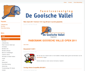 degooischevallei.nl: De Gooische Vallei - Home
Tennisvereniging de gooische vallei