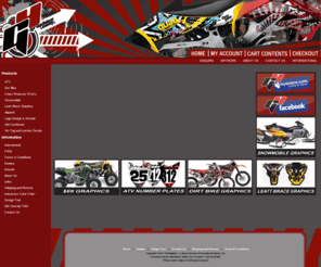 goforitgraphics.com: Custom ATV, Quad, Dirtbike, and Snowmobile Graphics, G4-Graphics
G4-Graphics designs and manufactures ATV and Dirt Bike graphics for all the leading racers. G4-Graphics graphics are made of top quality .020 thick vinyl with a specially made 3M adhesive to stand up to any type of racing punishment.