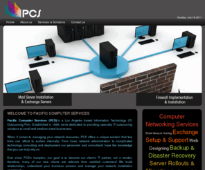 pcs-la.com: Computer Network Services, Network Support Services Los Angeles CA
IT outsourcing company in the Los Angeles provides computer network services & network support 
services, computer networking, computer network design & Installation services.