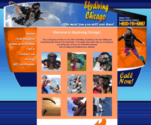 skydiving-chicago.net: Chicago Skydiving, Skydiving Chicago
Chicago Skydiving will make your first skydive a safe and unforgettable experience, so go Skydiving Illinois! Contact Chicago Skydiving today.