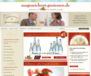 ausgezeichnet-geniessen.info: Startseite - Das Teinacher Genießer-Portal
Das Teinacher Portal mit ausgezeichneten Informationen rund um Essen, Trinken und Genießen.