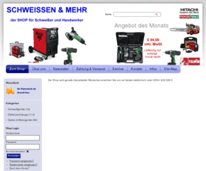 wentingmann.net: Zum Shop
Schweißen & Mehr 
Shopseite für Schweißer, Heim- und Handwerker.
Handwerkzeuge für Profis vom Profi.