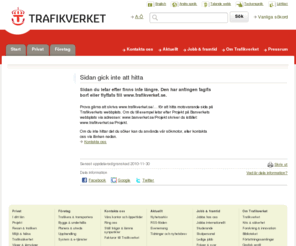 banverket.se: Sidan gick inte att hitta - Trafikverket
Sidan du letar efter finns inte längre. Den har antingen tagits bort eller flyttats till www.trafikverket.se.