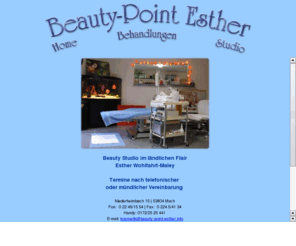 beauty-point-esther.info: Beauty Point Esther - Beauty Studio im ländlichen Flair
Gesundheit und Pflege für den Körper