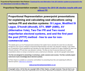 doubledataentry.com: proportional representation election and AV Alternative Vote systems for 
seat allocation software modified st lague dhondt MMP STV and first past the post
proportional representation electoral systems, AV Alternative Vote, and seat allocation calculation software using modified St Lague, d'hondt (dhondt), MMP, Droop, Hare, Quotas, PR and first past the post methods