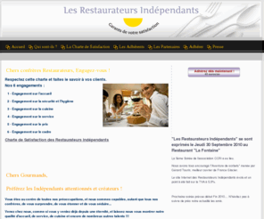 restaurateurs-independants.com: Les Restaurateurs Indépendants
Les Restaurateurs Indépendants sont une association. Le premier objectif de cette association est de vous offrir un répertoire des abonnés adresses : celles des restaurants qui vous offrent un accueil courtois et une cuisine de qualité.