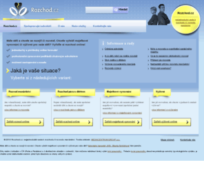 rozchod.cz: Rozchod.cz: rozchod, rozvod manželství, majetkové vyrovnání, výživné online
Máte děti a chcete se rozejít či rozvést. Chcete vyřešit majetkové vyrovnání či výživné pro vaše děti? Vyřiďte si rozchod online! jednoduchý a přehledný online formulář profesionální zpracování podkladů zkušeným advokátem možnost zastupování u soudu