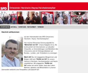 spd-herxheim.de: SPD Ortsverein Herxheim - Online
Homepage des SPD Ortsvereins Herxheim - Herxheimweyher - Hayna mit Informationen über die politische Arbeit der SPD vor Ort im Allgemeinen und in den Ratsgremien.