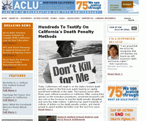 aclunc.org: ACLU of Northern California : 
