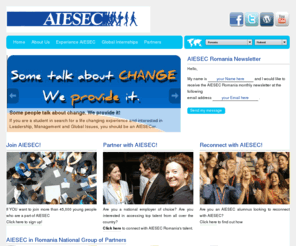 aiesec.ro: AIESEC in Romania Website
AIESEC in Romania