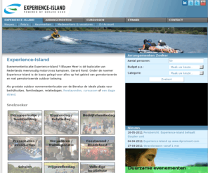 experience-island.nl: Bedrijfsuitjes, cursussen, arrangementen en meer - Experience-Island 't Blauwe Meer
De grootste outdoor evenementenlocatie van de Benelux voor al uw bedrijfsuitjes, arrangementen, personeelsuitjes en meer.