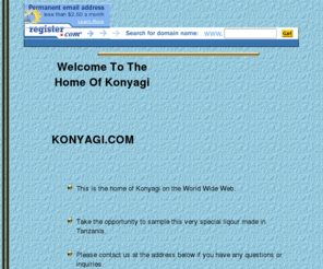 konyagi.com: 
Enter a brief description of your site here