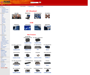 kvm-tech.com: Rose Electronics
KVM switches were invented by Rose Electronics. We are a
manufacturer of innovative products located in Houston, Texas. We have a
full line of low, medium, and high end KVM switch products. Call (800) 333-9343.