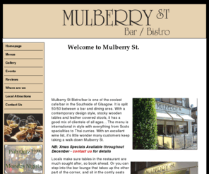 mulberrystbarbistro.com: Mulberry Street
Description to go here