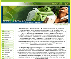 naturscience.biz: NaturScience S. A.- Terapéutica Natural, salud natural - Bienvenidos!
Naturscience S.A. terapéutica natural y salud natural para personas mayores de 45 años,