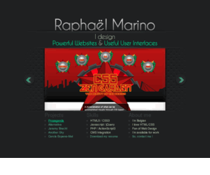 raphael-marino.be: Raphaël Marino - Web&UI Designer
I design powerful websites & useful user interfaces.