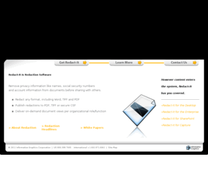 redact-it.com: Redact Privacy Information - Redact-It Software
Redacting Software For Removing Privacy or Secret Information