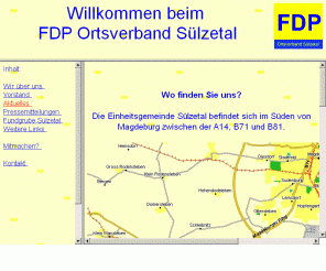 fdp-suelzetal.de: FDP-Sülzetal
Homepage des FDP-Ortsverbandes Sülzetal