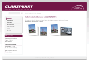 glanzpunkt-auto.com: Home - Glanzpunkt - einfach gepflegter!
Glanzpunkt Autopflege ist ein Dienstleistungs-Unternehmen mit Sitz in Stendal.