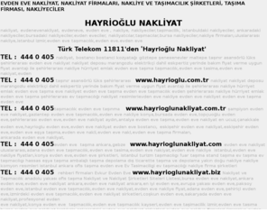 hayrioglu.org: Hayrioğlu Nakliyat Evden Eve Nakliyat Firmaları
Hayrioğlu Nakliyat