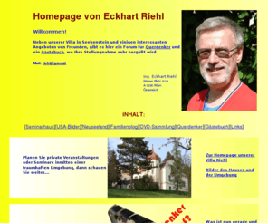 riehl.at: Homepage von Eckhart Riehl
Eckhart Riehl - Home