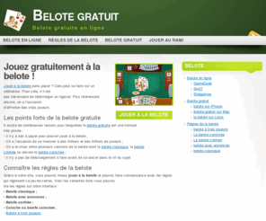 belotegratuit.org: Belote gratuit  «  Belote gratuite en ligne
Belote gratuite en ligne