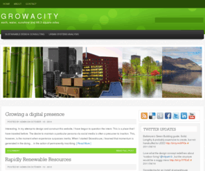 growacity.com: G   R   O   W   A   C   I   T   Y
earth, water, sunshine and 68.3 square miles