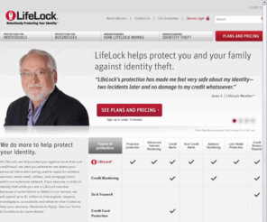 mifelock.com: Identity Theft Protection - Avoid ID & Credit Fraud - LifeLock
Identity theft protection. Avoid ID theft & fraud with LifeLock. Use our comprehensive suite of identity theft protection tools to protect your good name.