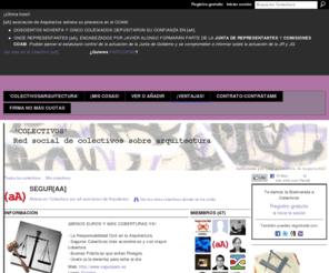 segurajam.es: SegurAJAM.es - Colectivos
¡MENOS EUROS Y MÁS COBERTURAS YA!
- La Responsabilidad Civil en la Arquitectura.
- Seguros Colectivos más económicos y con mayor cobertura.
- Buenas Práctic…