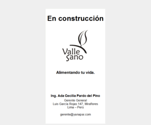 yanapai.com: Yanapai.com - Valle Sano - Alimentando tu vida - En construccio
Yanapai - Valle Sano - Alimentando tu vida - En construccio