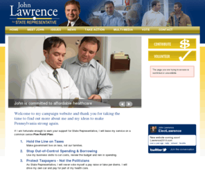 lawrence2010.com: John Lawrence for State Representative | Common sense Five Point Plan to help Pennsylvania
John Lawrence for State Representative