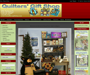 quiltersgiftshop.com: Quilters' Gift Shop
The Quilters' Gift Shop carries a wide variety of gift items that relate to quilting.  Our products would make great gifts for the quilter or from a quilter.
